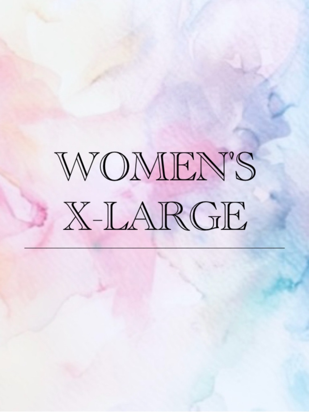 WOMEN'S SIZE XL